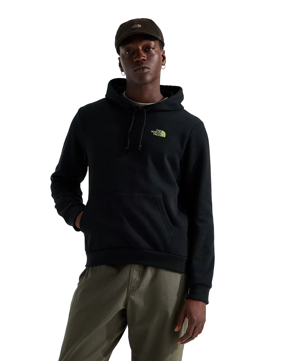 The North Face Men's Evolution Yosemite Oak Print Regular Hoodie TNF Black