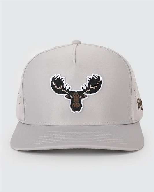 Waggle Moose is Loose Hat Grey