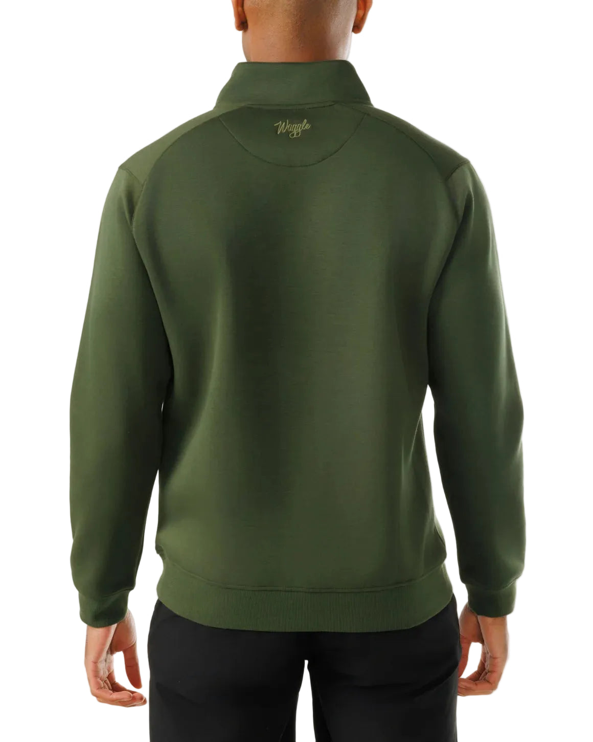 Waggle Men's Sunday 1/4 Zip Moss