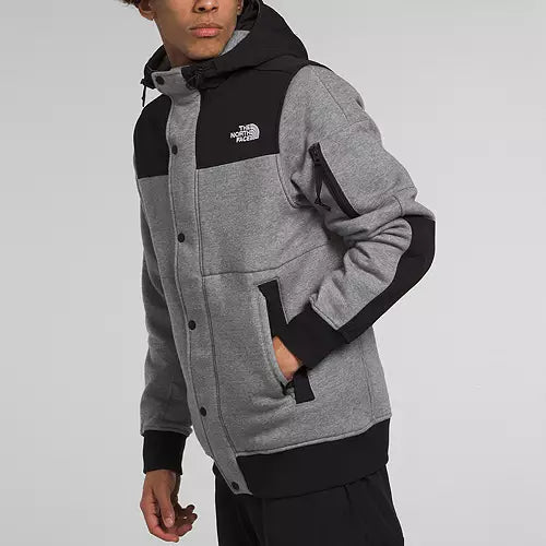 The North Face Men's Highrail Fleece Jacket Medium Grey Heather/Black