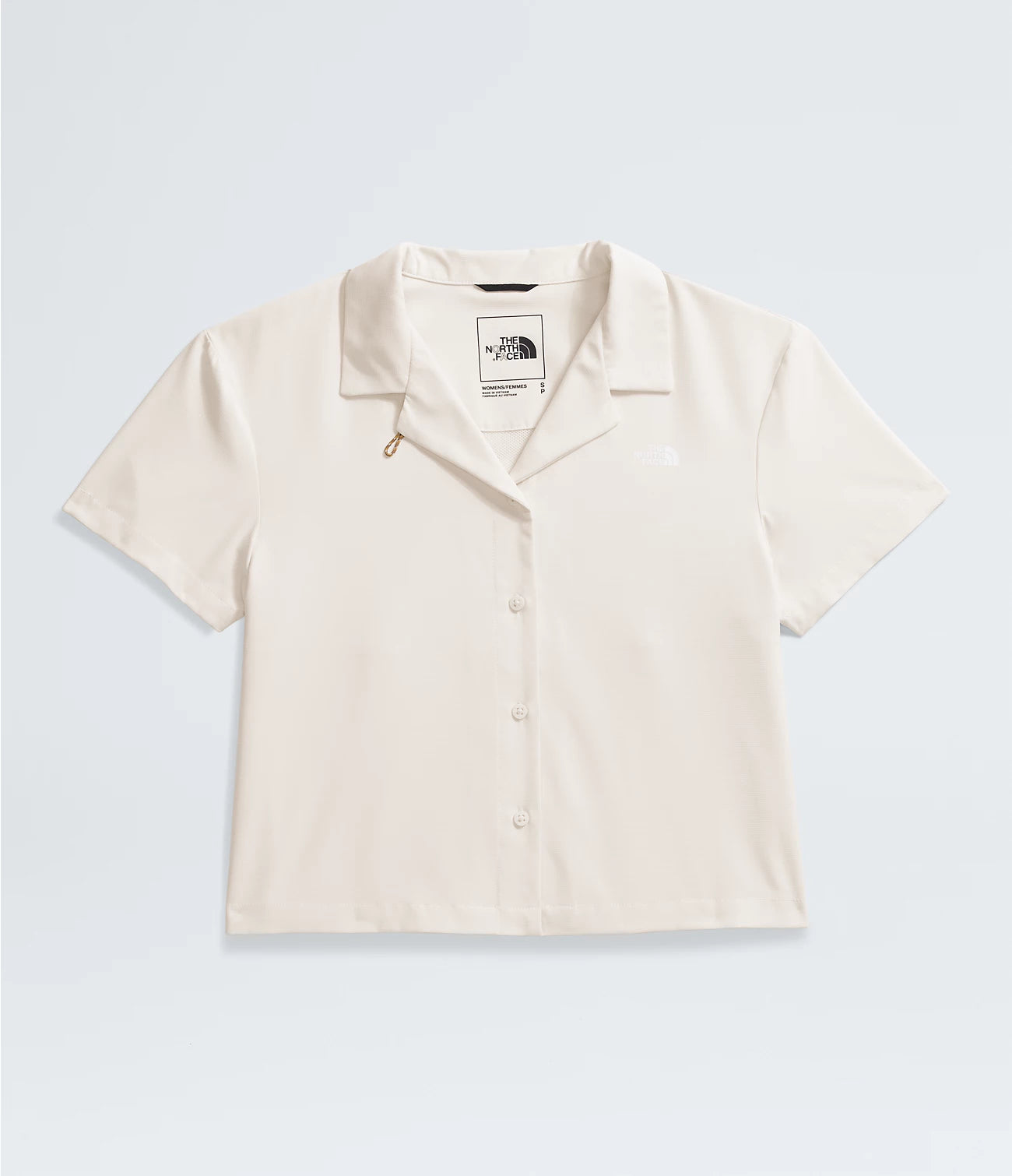 The North Face Women's First Trail Short Sleeve Shirt White Dune