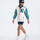 The North Face Women's Yumiori Full Zip White Dune/Algae Blue/Midnight Petrol