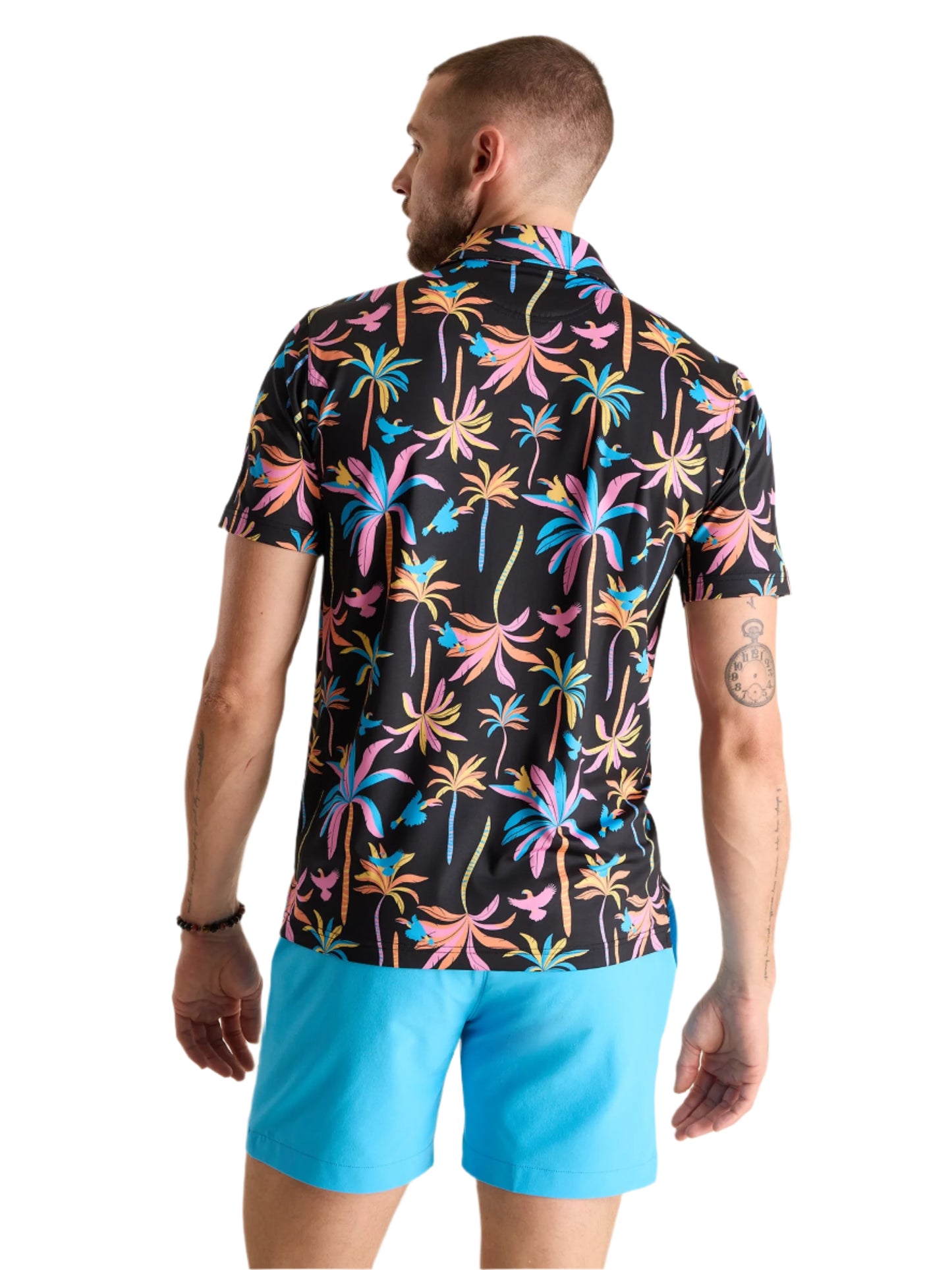 Chubbies Men's The Black Night Light Performance Polo