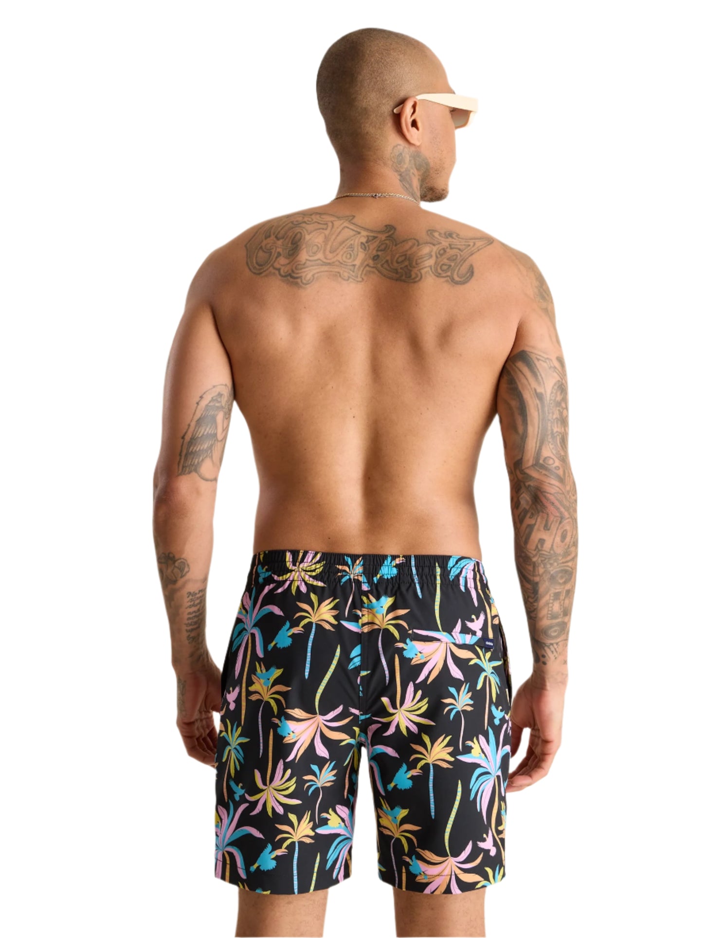 Chubbies Men's Black Night Nights 7" Lined Swim Trunk