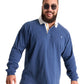 Chubbies Men's The Do Me A Solid Rugby Shirt Navy