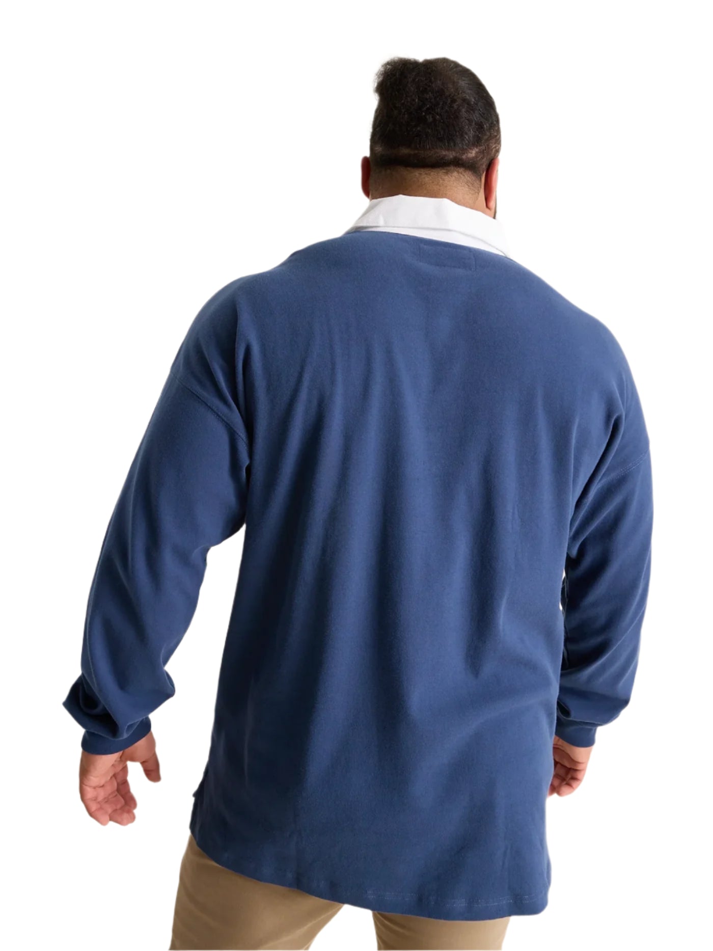 Chubbies Men's The Do Me A Solid Rugby Shirt Navy