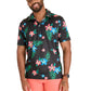 Chubbies Men's The Electric Flowers Performance Polo Black