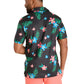 Chubbies Men's The Electric Flowers Performance Polo Black