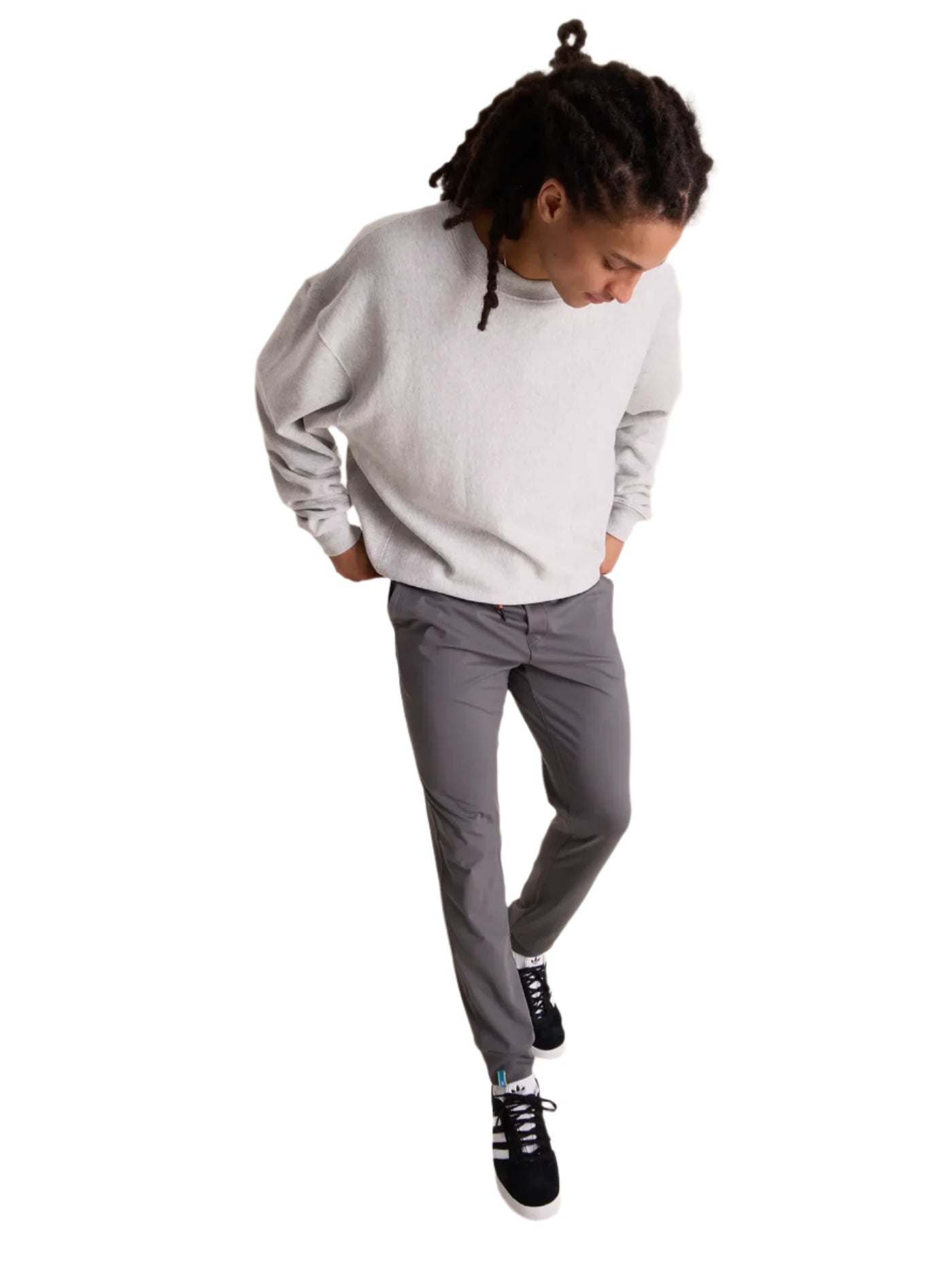 Chubbies Men's The Steel Gray Pant Charcoal