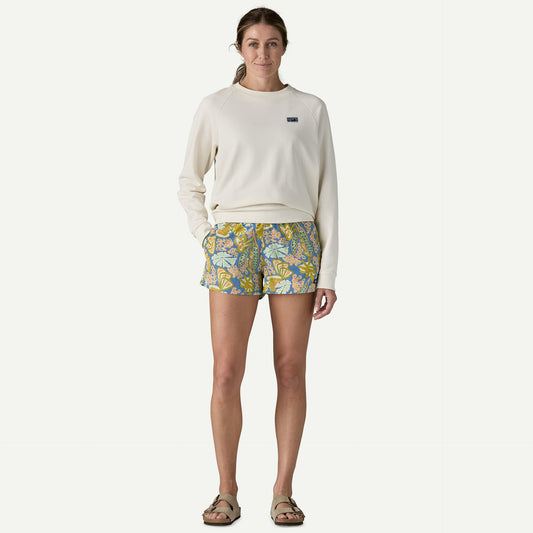 Patagonia Women's Barely Baggies Shorts - 2 1/2 in. Flourish: Abundant Blue