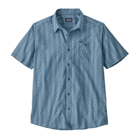 Patagonia Men's Go To Shirt Kaleidoscope: Still Blue