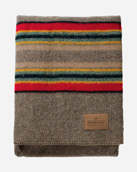 Pendleton yakima camp twin blanket mineral umber