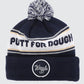 Waggle Putt for Dough Pom Beanie Navy