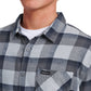 Quiksilver Men's Penmar Check Flannel Quarry