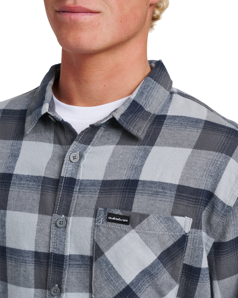 Quiksilver Men's Penmar Check Flannel Quarry