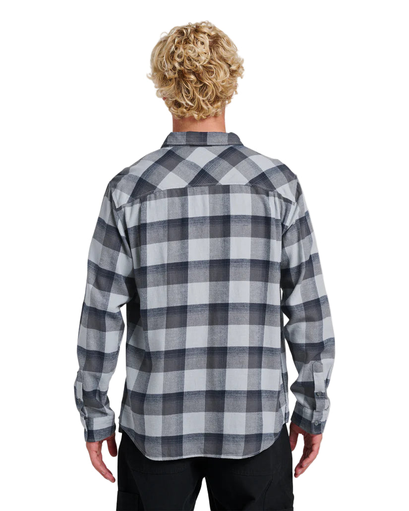Quiksilver Men's Penmar Check Flannel Quarry