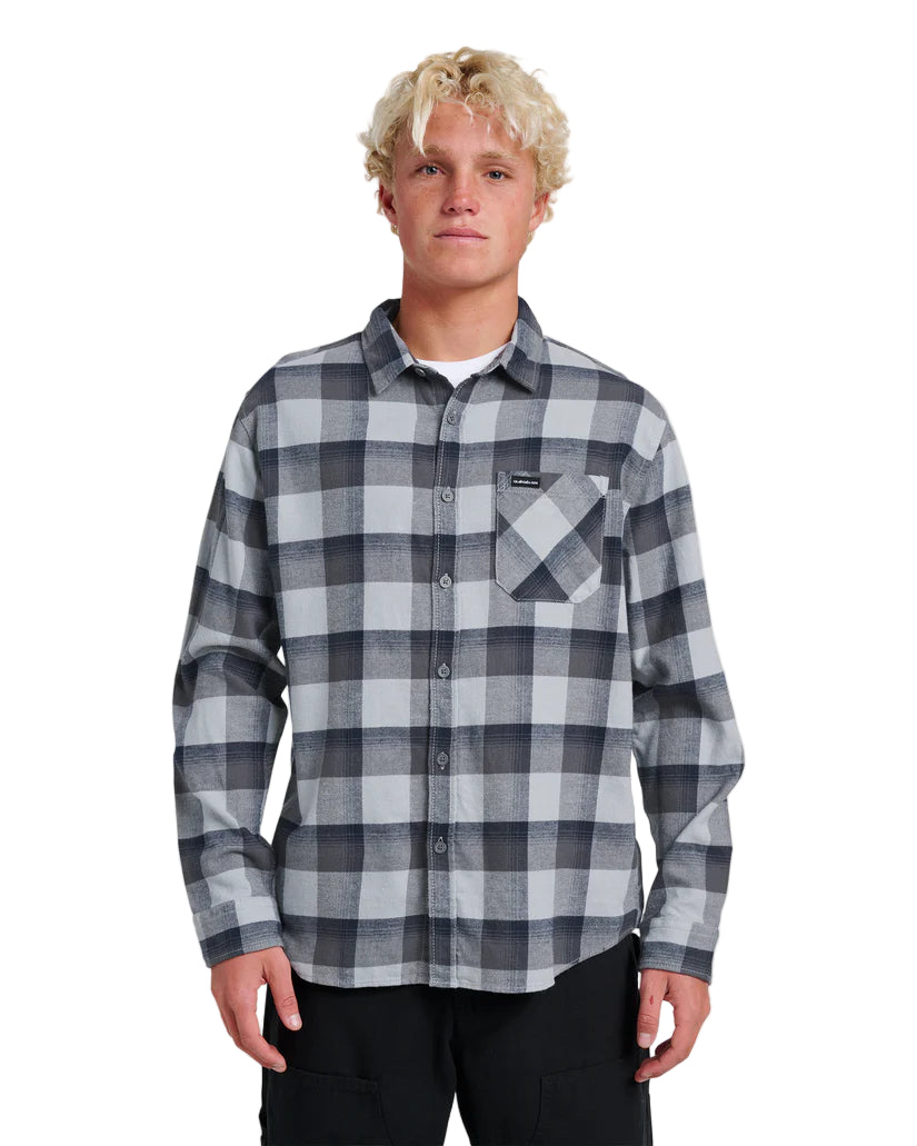 Quiksilver Men's Penmar Check Flannel Quarry