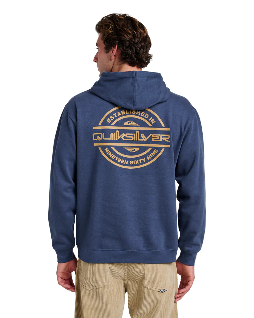 Quiksilver Men's Graphic Hoodie Sargasso Sea