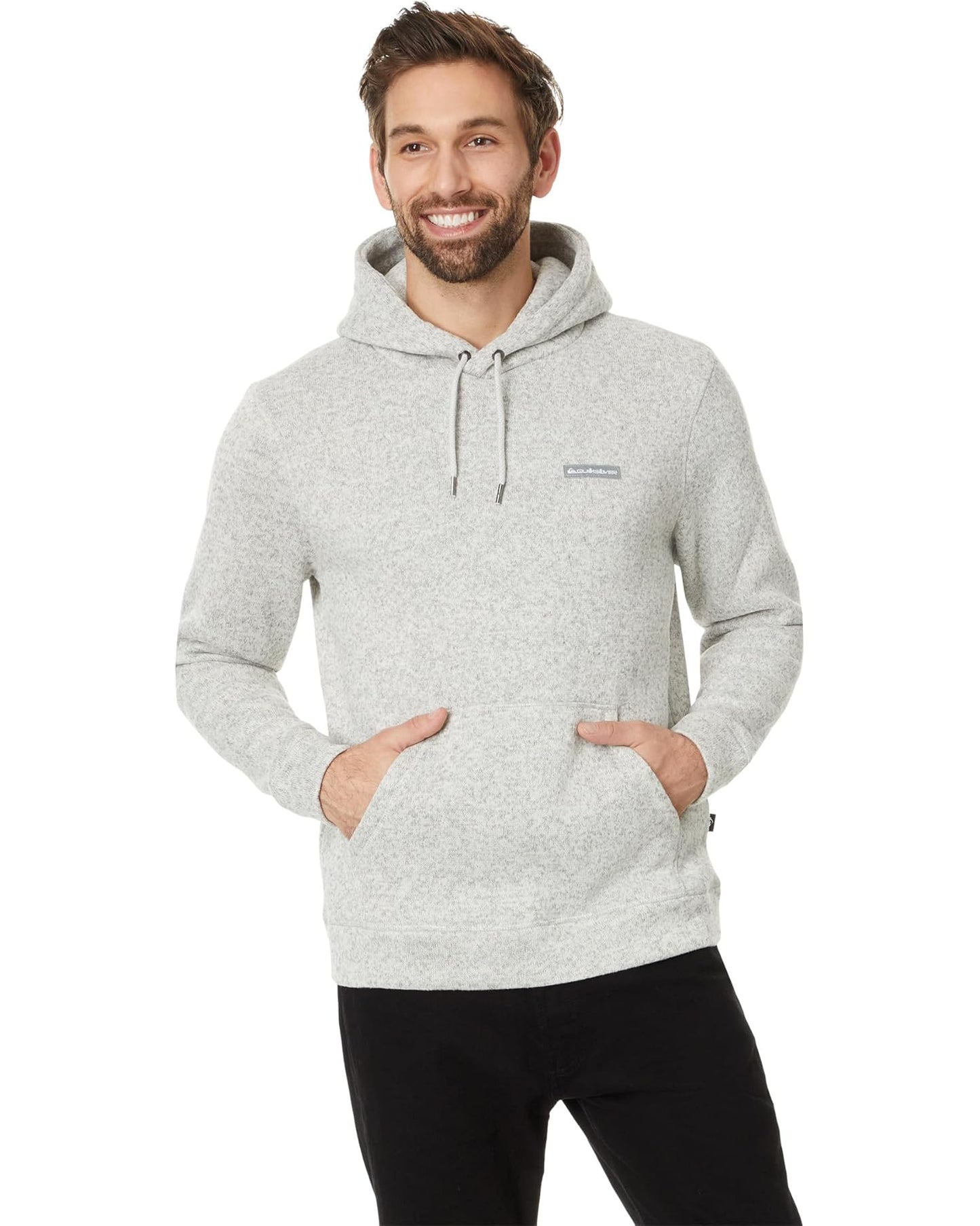 Quiksilver Men's Keller Hoodie Light Grey Heather