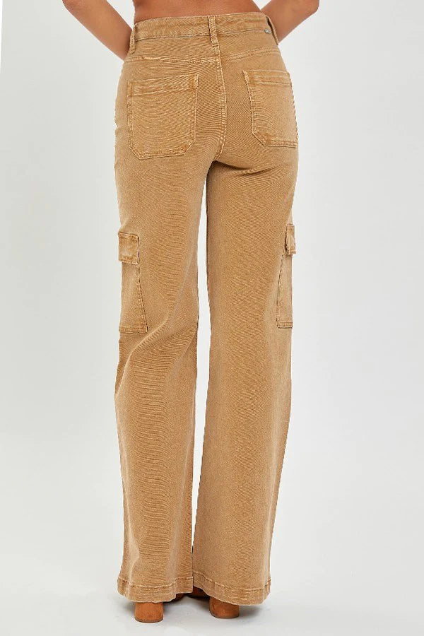 Risen High Rise Cargo Pant Mocha