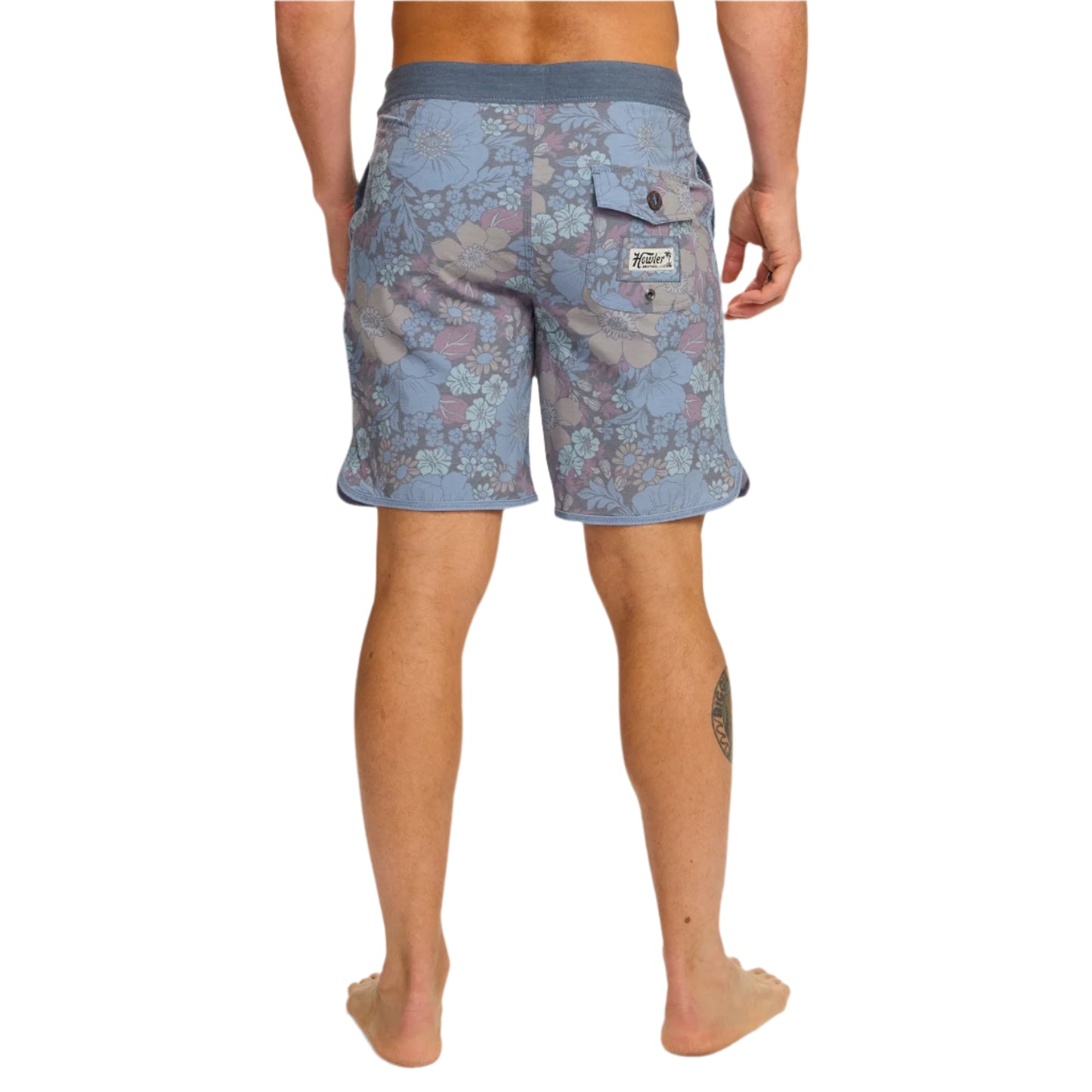 Howler Bros Men's Bruja Boardshort Flower Power: Blues