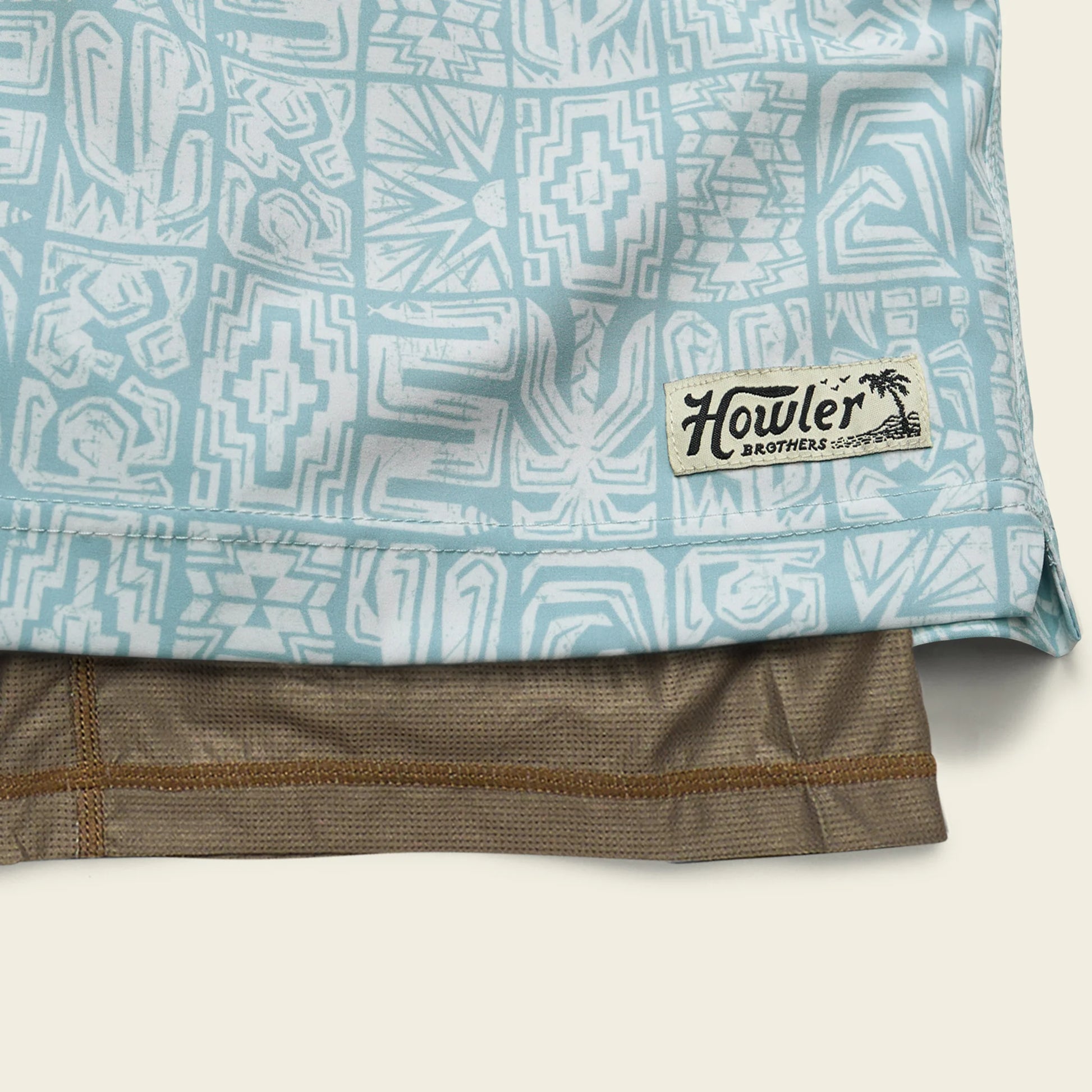 Howler Bros 702 Howler Bros Men's Deep Set Boardshorts - Tidal Tablets : Seafoam Tidal Tablets : Seafoam