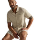 7 Diamonds Men's Bennet Short Sleeve Shirt Tan