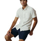 7 Diamonds Men's Bennet Short Sleeve Shirt Ivory
