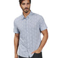 7 Diamonds Men's Mercer Short Sleeve Shirt Light Blue