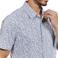 7 Diamonds Men's Mercer Short Sleeve Shirt Light Blue