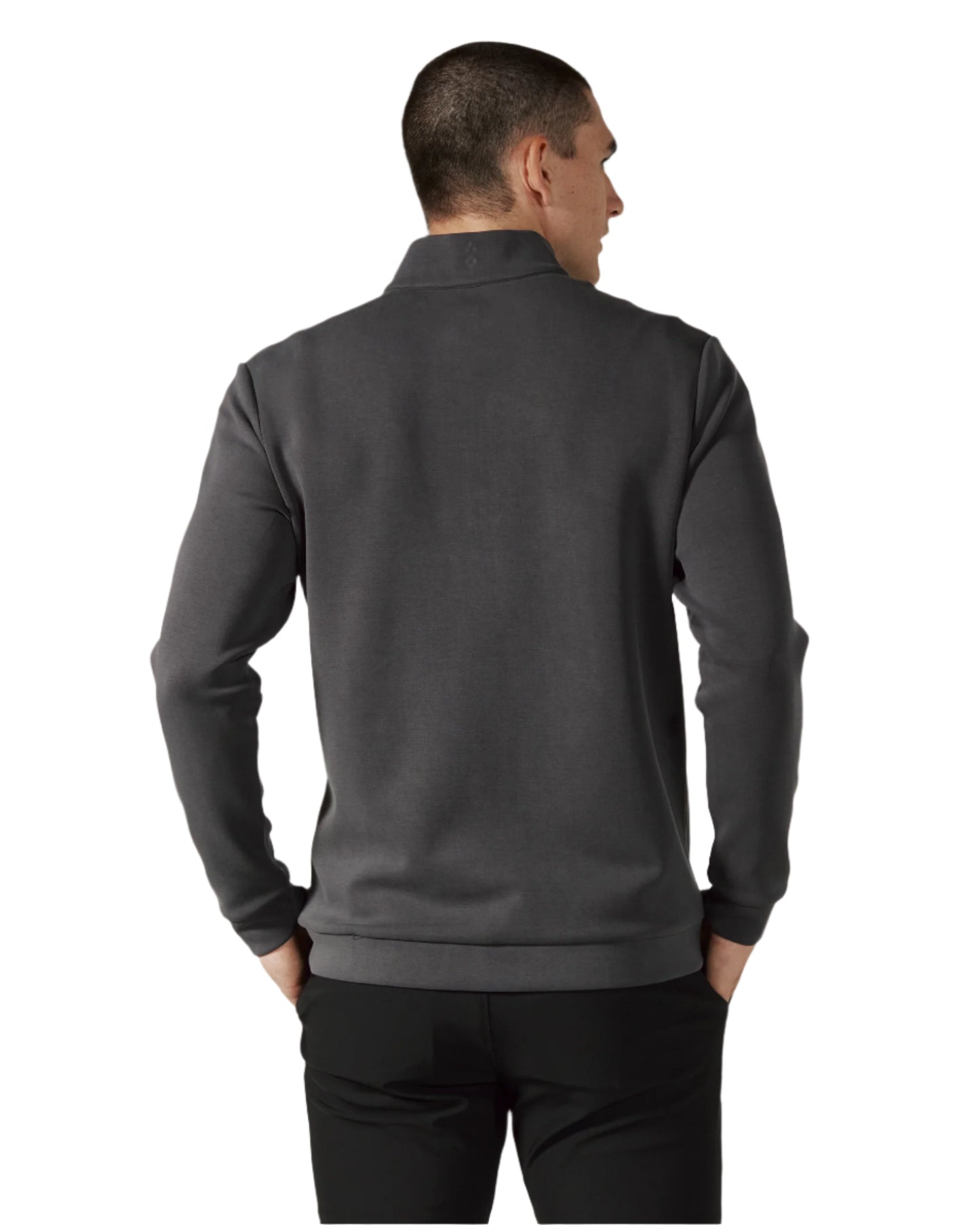 7 Diamonds Men's Rev Quarter Zip Anthracite