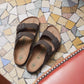 Birkenstock Men's Arizona Sandal Vegan Desert Dust Black
