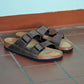 Birkenstock Men's Arizona Soft Foot Bed Oiled Leather Iron