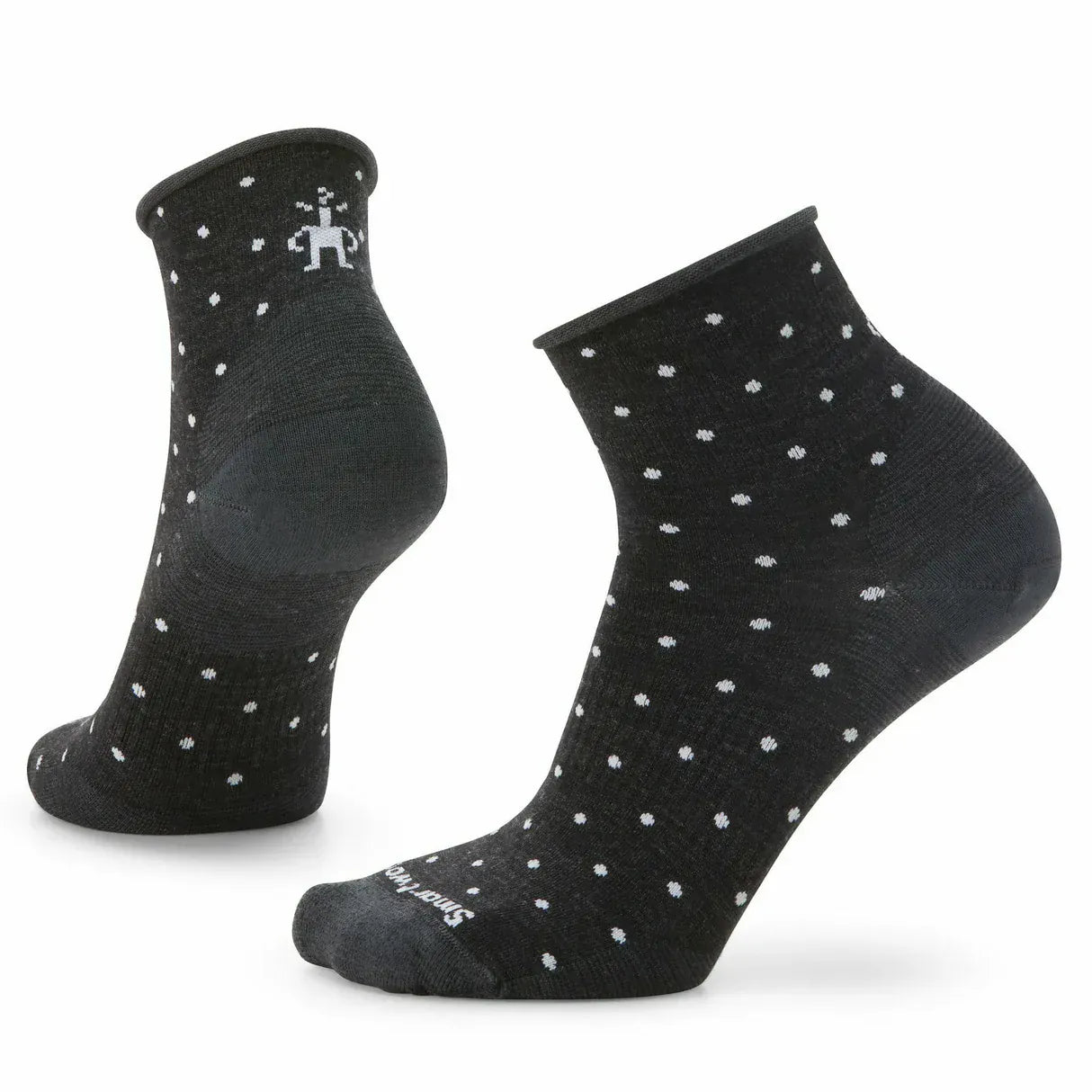 Smartwool Women's Everyday Classic Dot Ankle Socks Charcoal