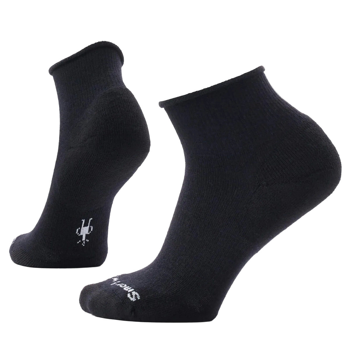 Smartwool Women's Women's Everyday Roll Top Ankle Socks BLACK