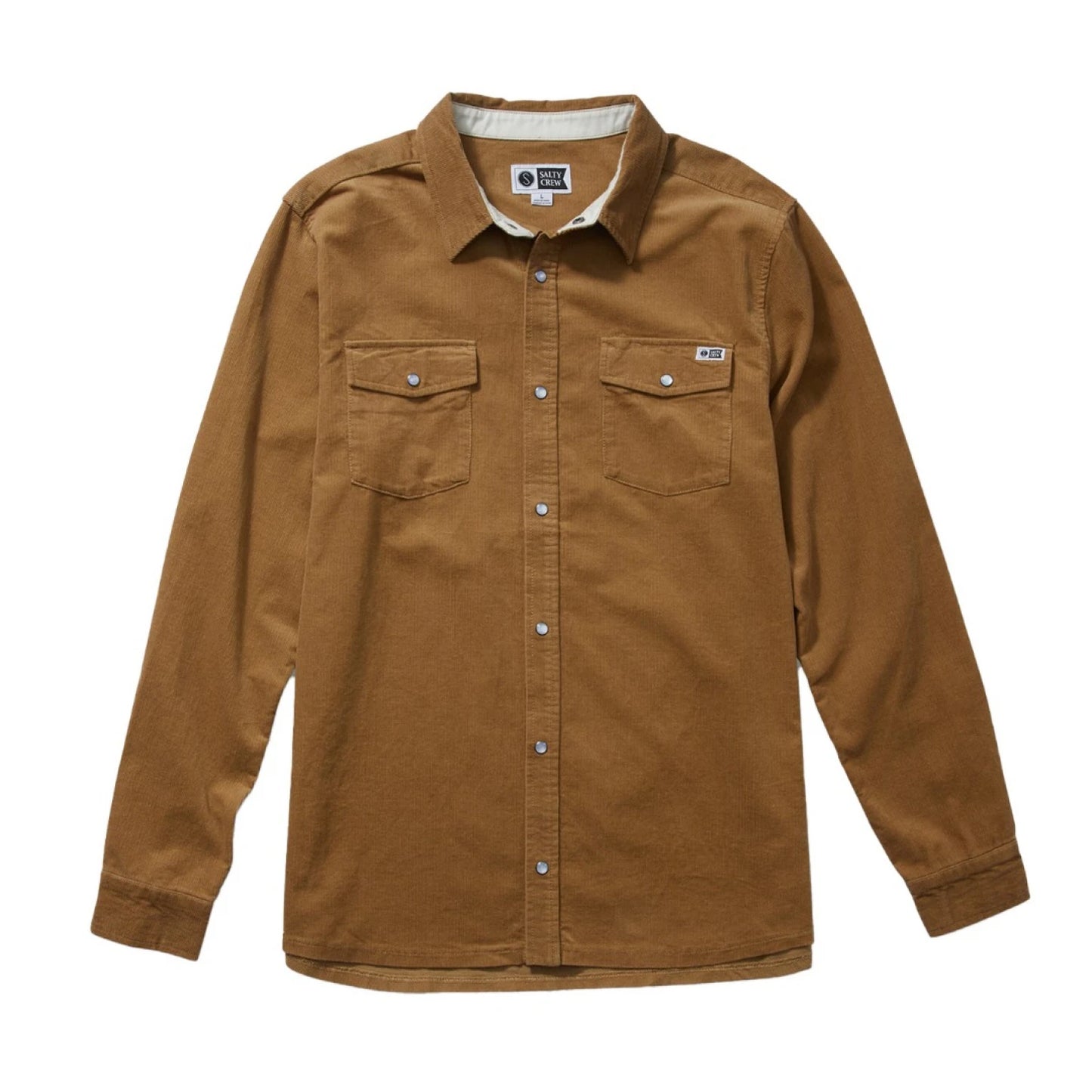 Salty Crew Men's Boondocks Corduroy LS Straw