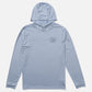 Salty Crew Men's Watermark Hood Sunshirt Blue Fog