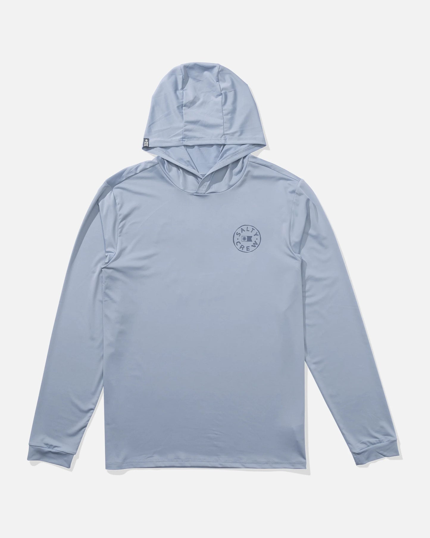 Salty Crew Men's Watermark Hood Sunshirt Blue Fog