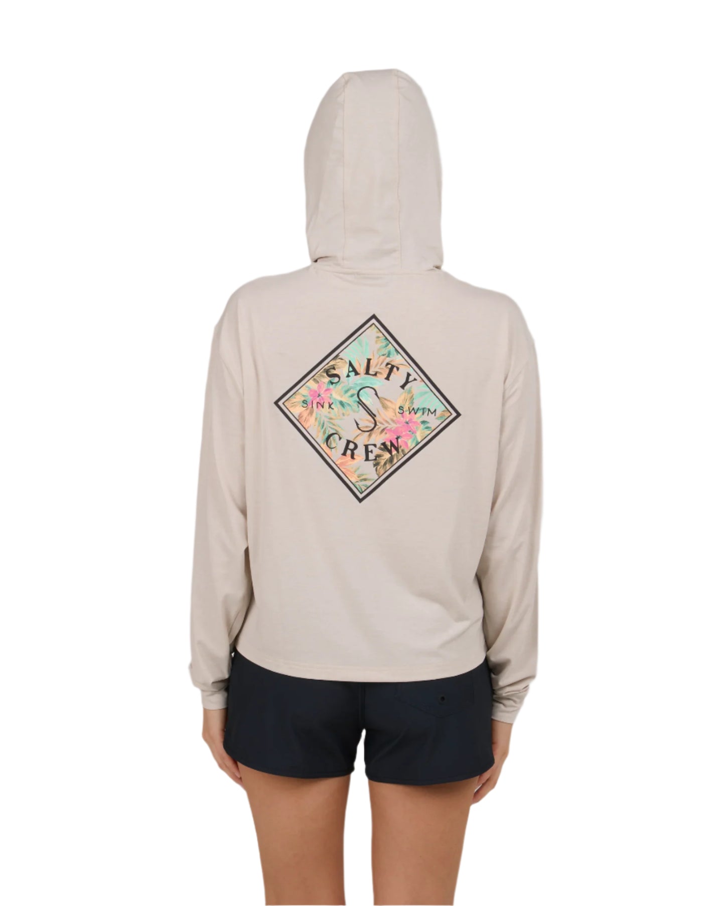 Salty Crew Women's Tippet Fill Tech Hoody Oatmeal