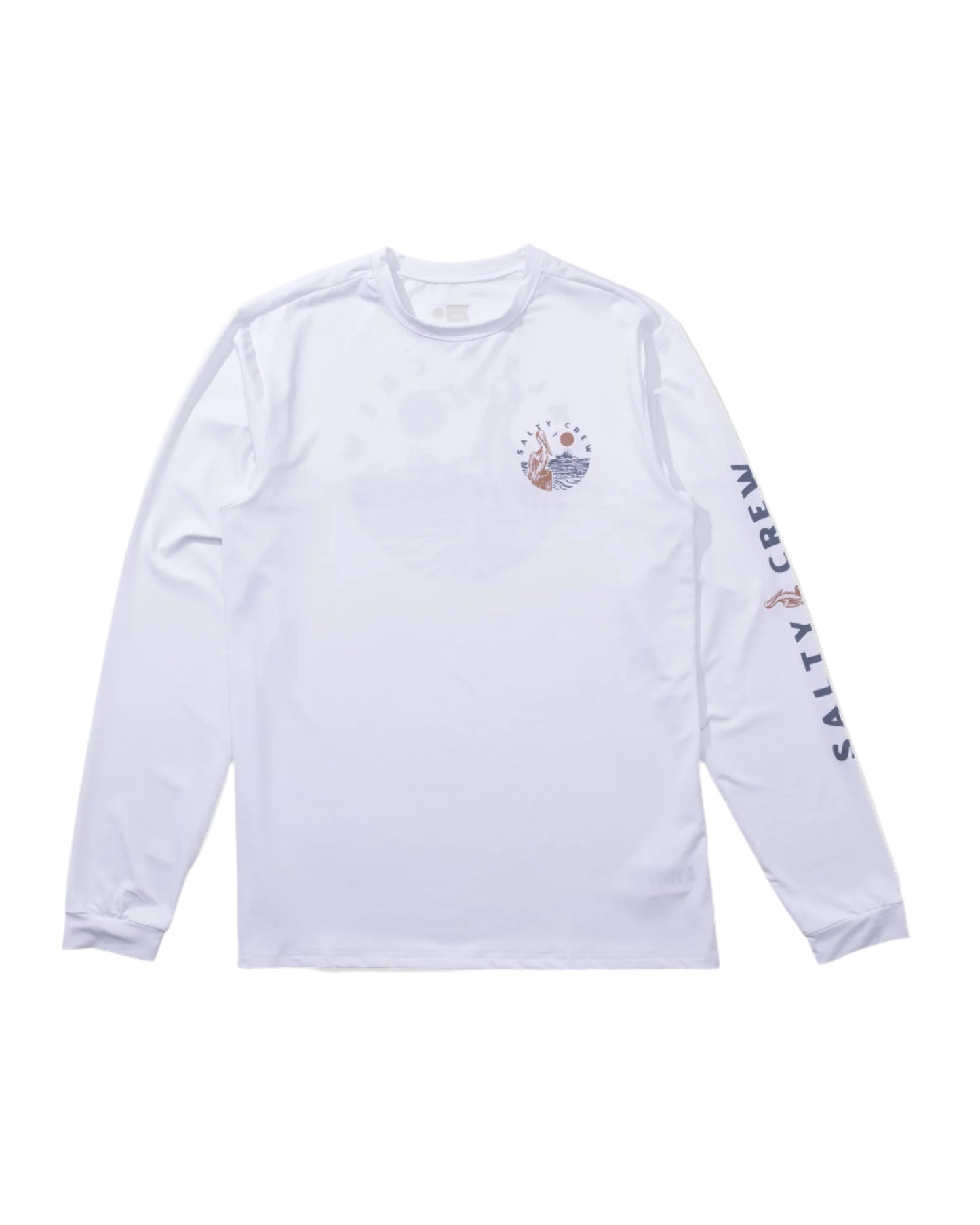 Salty Crew Men's Stake Out Sunshirt White