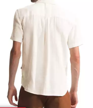 The North Face Men's Loghill Jacquard Shirt White Dune