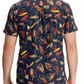 The North Face Men's S/S Baytrail Pattern Shirt Summit Navy Hand Tied Fly Print