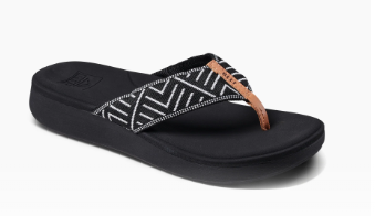 Reef Women's Cushion Cloud Tx Sandal Black Geo