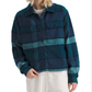 The North Face Women's Valley Flannel Shirt Algae Blue Macro Small Plaid