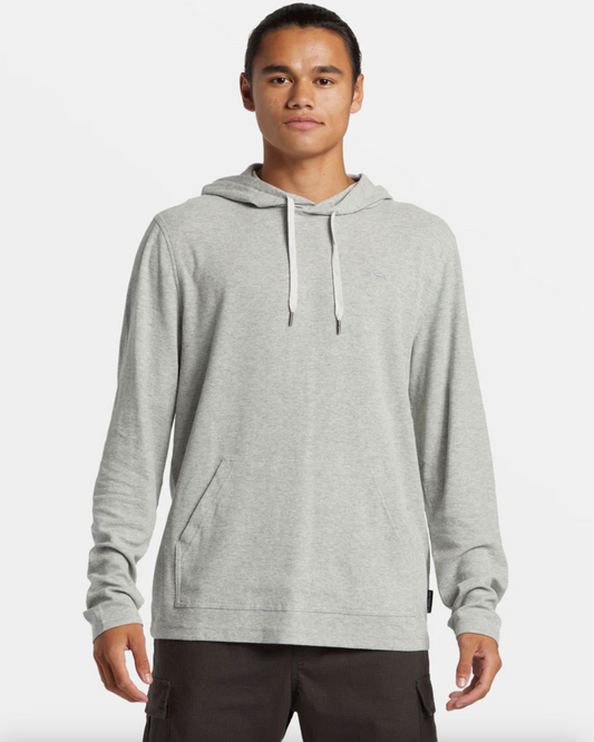 Quiksilver Men's Drills Hooded Thermal LS Grey Heather