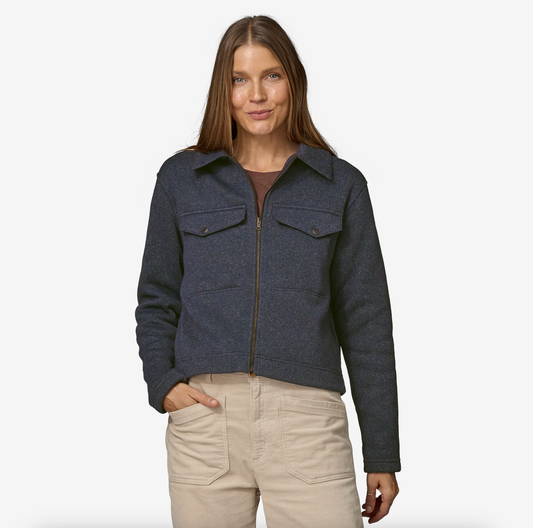 Patagonia Women's Better Sweater Zippered Chore Jkt Pitch Blue