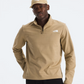 The North Face Men's Cedar Trail Grid Fleece 1/4 Zip Khaki Stone