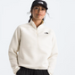 The North Face Women's Dotknit Thermal 1/4 Zip White Dune