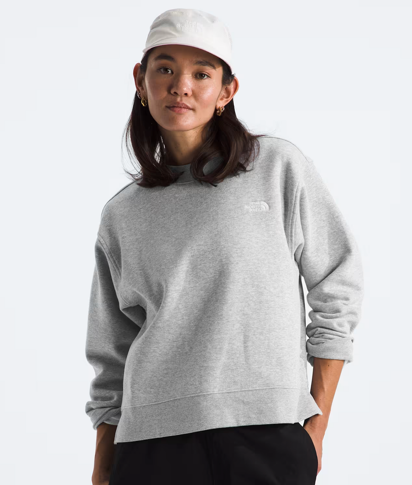 The North Face Women's Evolution Fleece Crew TNF Light Grey Heather