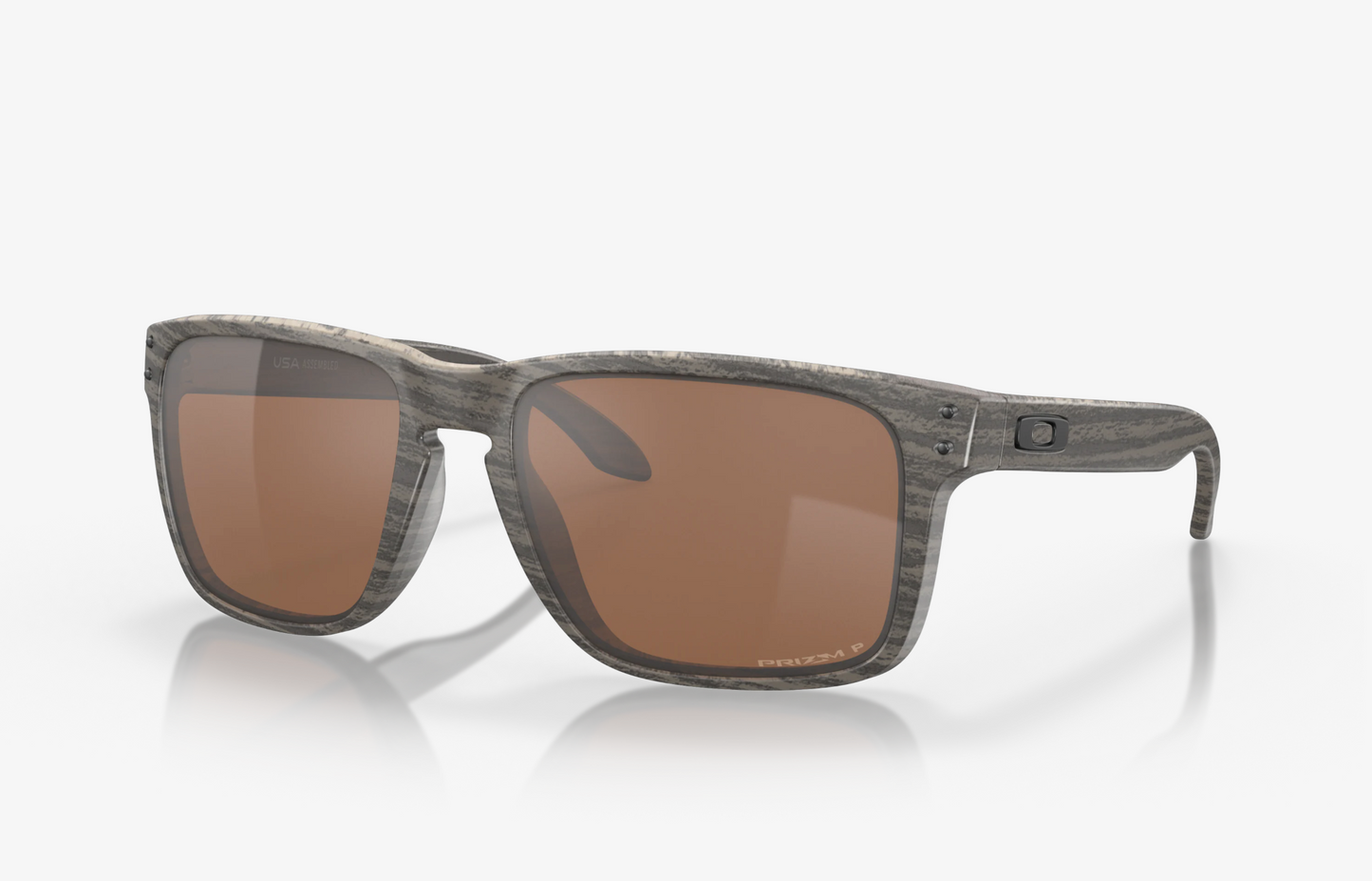 Oakley Holbrook XL Woodgrain Prizm Tungsten Polarized